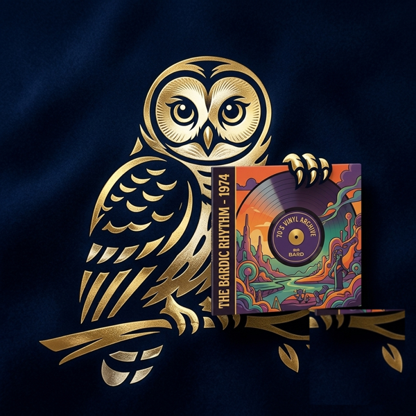 Vinyl LLM Studio barred owl mascot